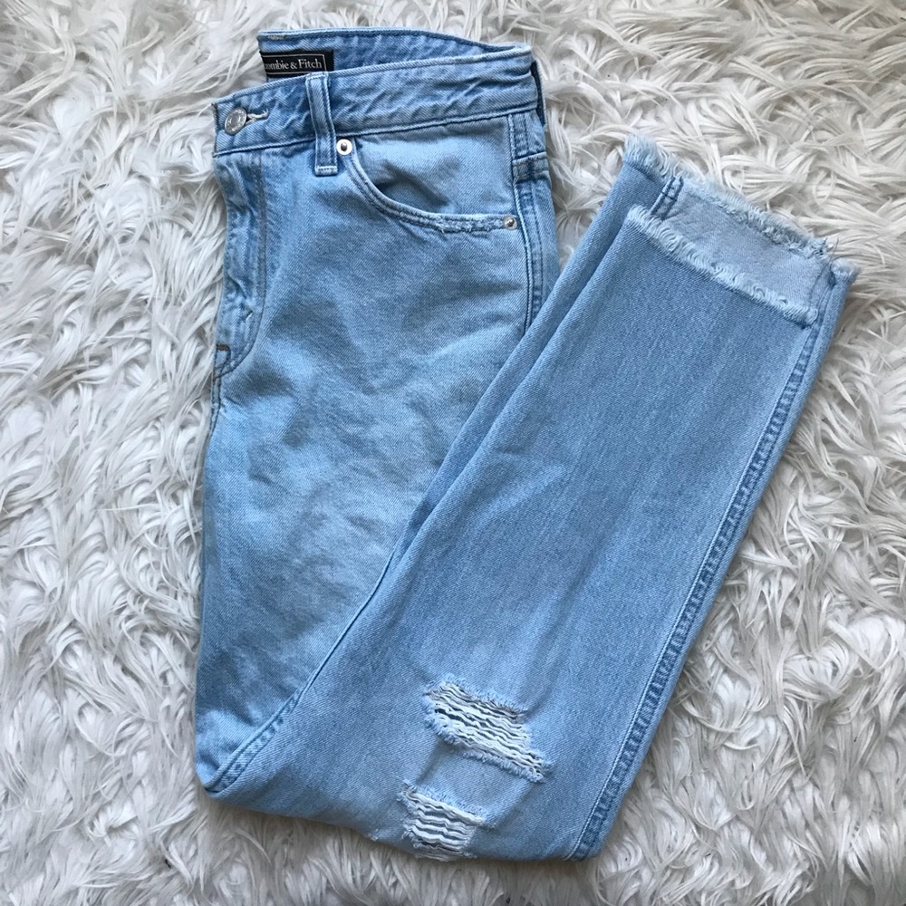 Light blue mom jeans